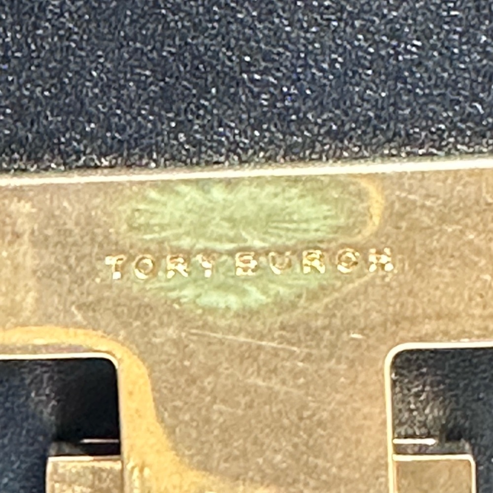 New Tory Burch Juliette Clutch Black Meridian . - Picture 4 of 8